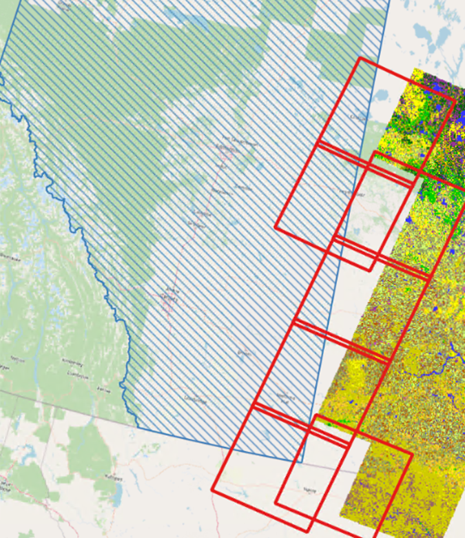 LeanderCampbell's tweet photo. 🚨#cropmap24 UPDATE: 🚨

Still waiting to access 2024 Alberta Crop Insurance data. (lawyers still lawyer-ing) 🙃

We have completed everything we can (SK &amp; BC are 95% done, AB 0%). We will finish these provinces once we get the ground data.

On to Crop Inventory R&amp;D testing! https://t.co/gh9Xk3Puff