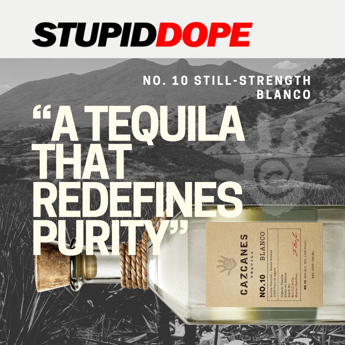 DrinkCazcanes's tweet photo. We're honored to be featured in StupidDope for our dedication to true, additive-free tequila made with volcanic spring water and time-honored methods.
Check out the full article here: https://t.co/fS9H3f7fWJ
#CazcanesTequila #TrueToTheSource #StillStrength #AdditiveFreeTequila https://t.co/MHnJEg3SSU