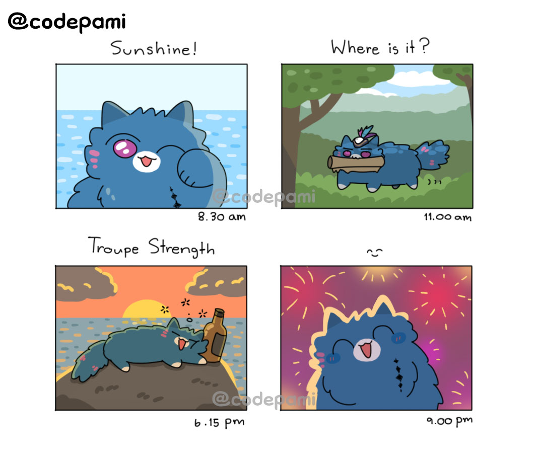 codepami's tweet image. Captain&apos;s Adventure Journal! ⚓️💙
#brant #WuWaFanart