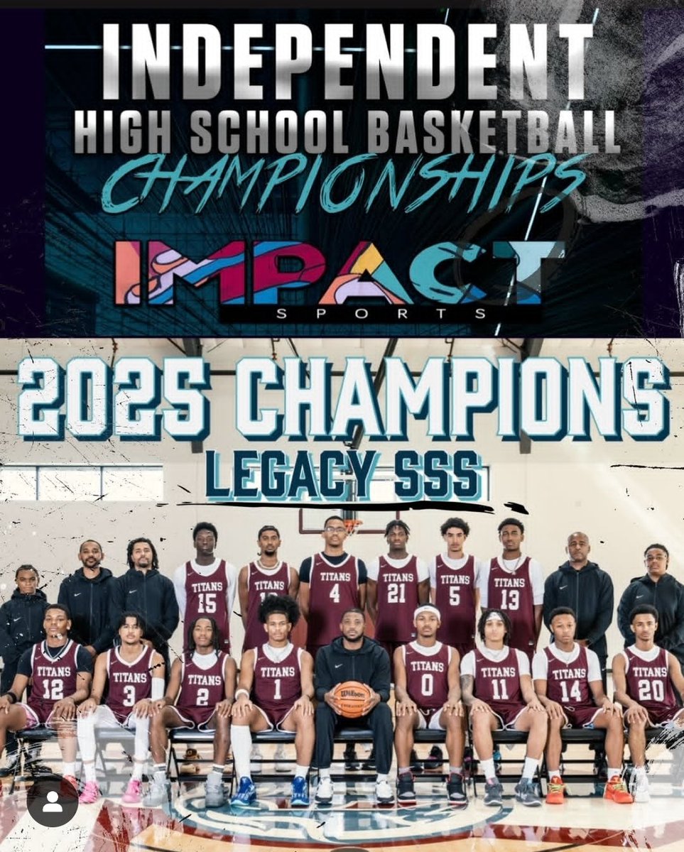 Legacy Athletics 🤙🏾 (@lssstitans) on Twitter photo Congratulations, Titans!! 👏🏾
National <a href="/MbbTitans/">LegacyTitansMBB🏀</a> 🏀 defeated RWG Stem, 64-60 this weekend in Dallas to capture the Inaugural Title 🏆! #AnotherOne #theWay Congratulations, Titans!! 👏🏾
National <a href="/MbbTitans/">LegacyTitansMBB🏀</a> 🏀 defeated RWG Stem, 64-60 this weekend in Dallas to capture the Inaugural Title 🏆! #AnotherOne #theWay