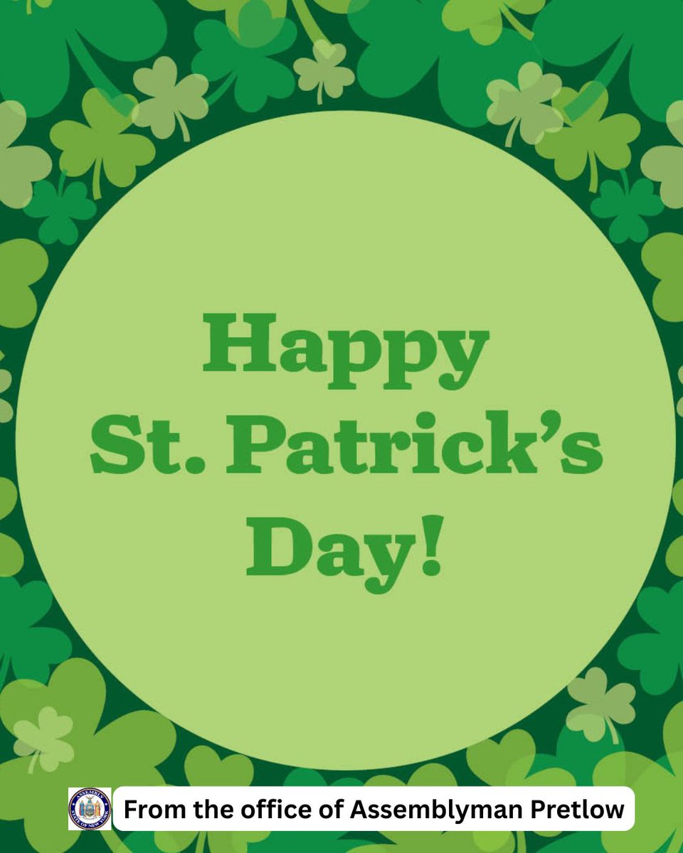 Wishing everyone a safe and joyful St. Patrick’s Day! May your day be filled with luck, laughter, and a little bit of green.