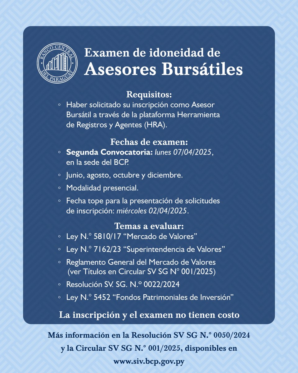 Banco Central del Paraguay tweet media