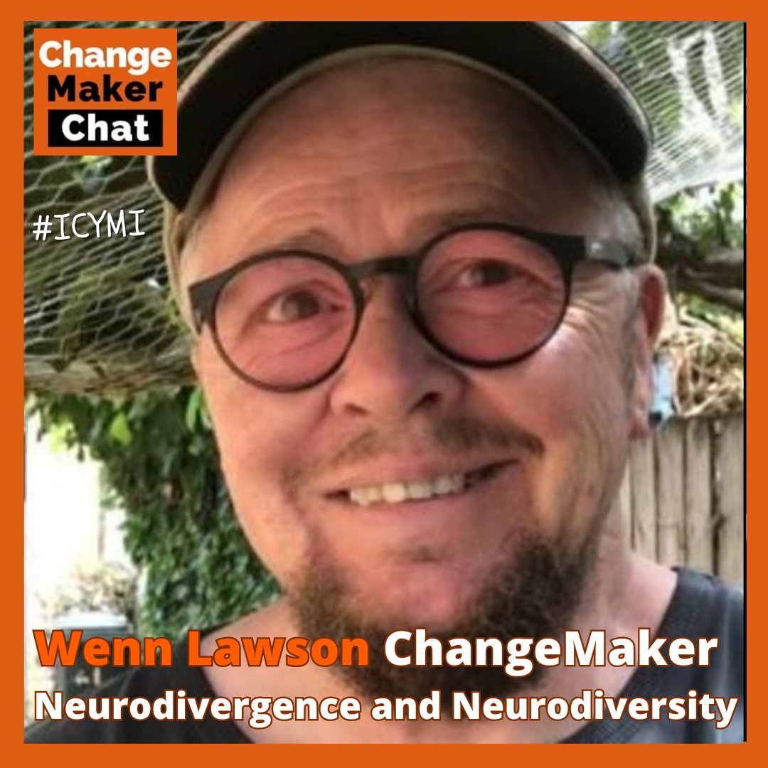 On our latest episode of ChangeMakers Podcast one of Australia’s and the World’s leading autistic psychologists and advocates shares lessons with @amandatatts about his life as an advocate.

changemakerspodcast.org/wenn-lawson-ch…