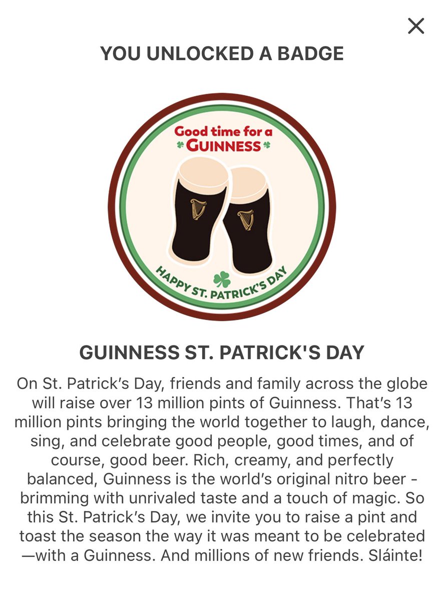 I believe it’s absolutely necessary to enjoy a Guinness on a day such as this. Sláinte!