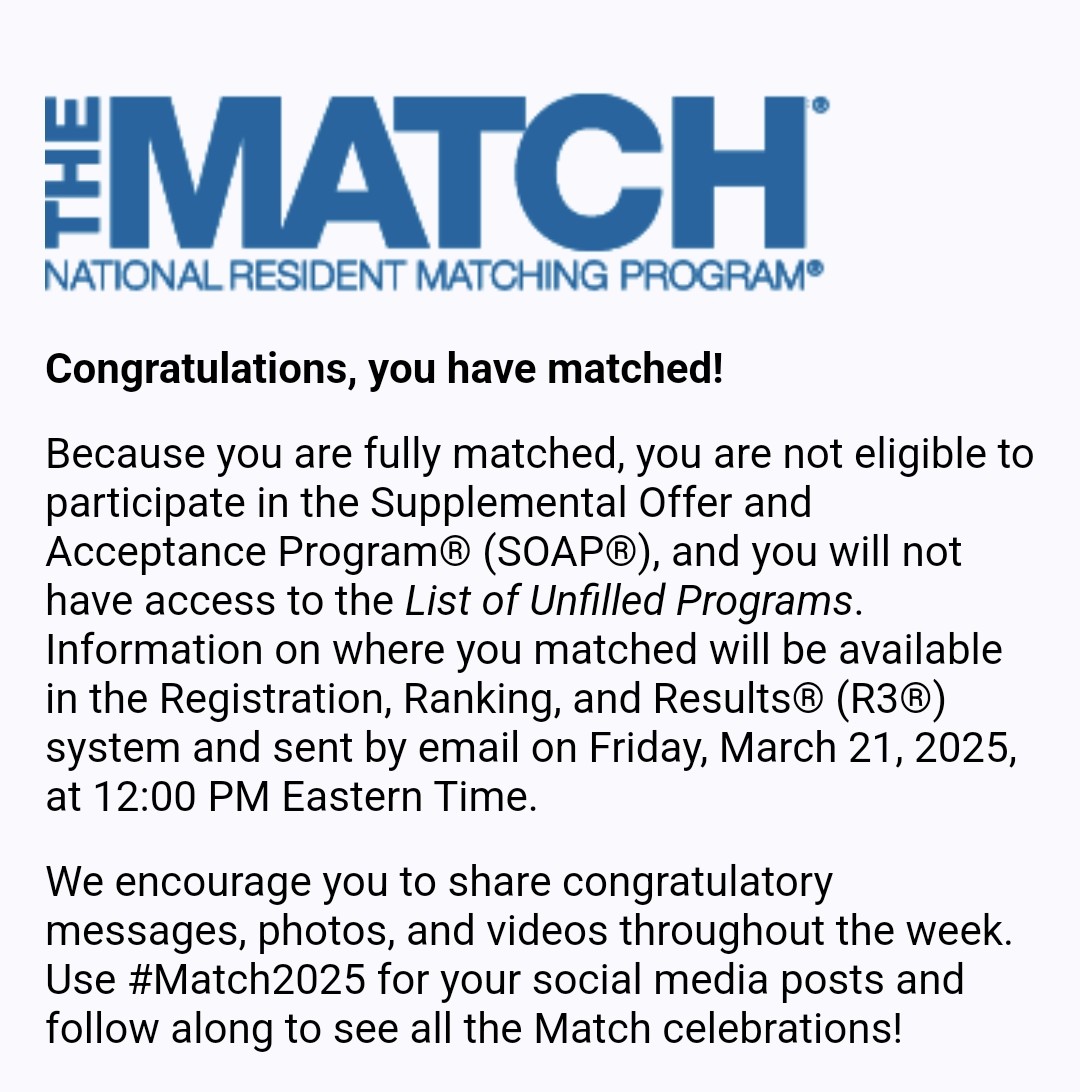 mahdrv's tweet image. Excited to share that I have matched into PM&amp;amp;R residency! Grateful for the support along the way and looking forward to this new chapter. #Match2025 #PMR