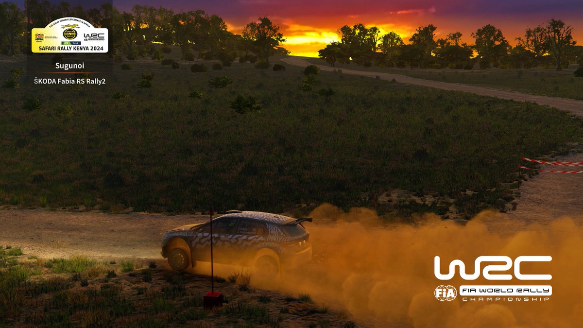 _ItoSaku_'s tweet photo. Weekly Rally / Safari Rally Kenya / Škoda Fabia RS Rally2
Championship 4最終戦、完走しました🙂
サファリの練習にはいい感じの長さ、途中サービスあるかと思ったら無かった😣
最終SSは無事木にヒットしました😵
#WeeklyRally
#EASPORTSWRC https://t.co/xMQGufUlmj