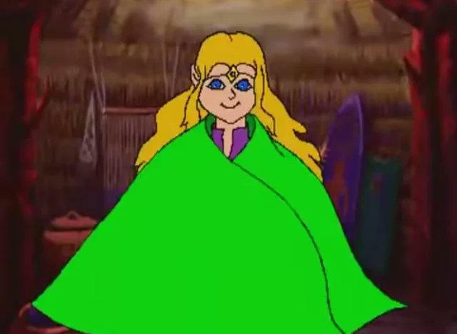 maskedgolem's tweet image. Zelda CD-I screenshot redraw