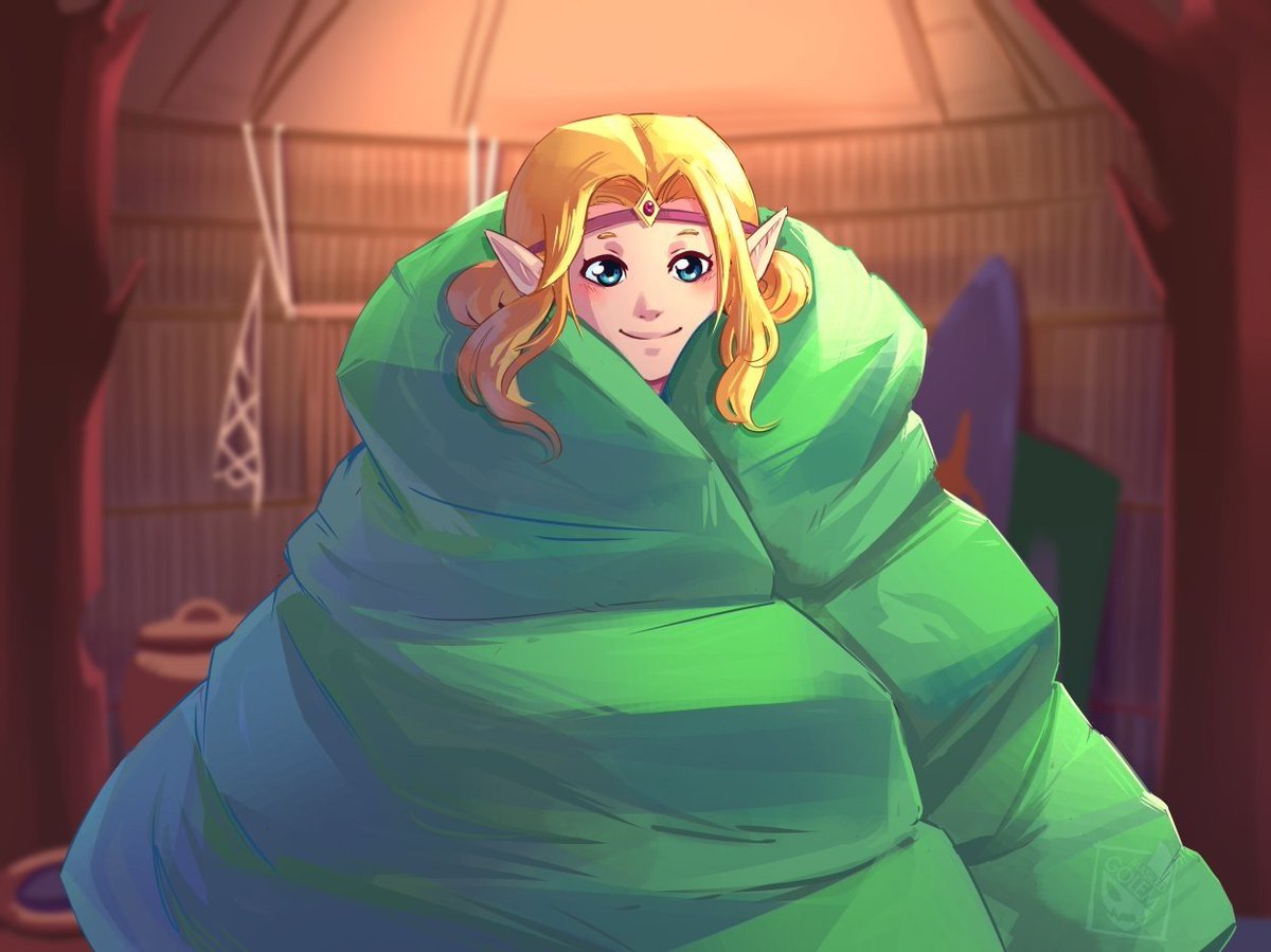 maskedgolem's tweet image. Zelda CD-I screenshot redraw