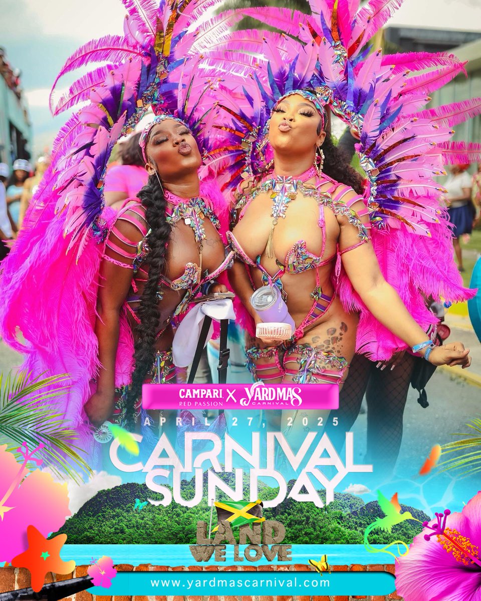 Who’s your ride-or-die for Carnival? 💖

Tag them and let’s shell di road together! 🇯🇲🎭

Secure your Yardmas Carnival costume with your $450 USD deposit to keep your spot in the road experience of a lifetime! 🌟🔥

🔗 Register today at yardmascarnival.com

#YardmasCarnival