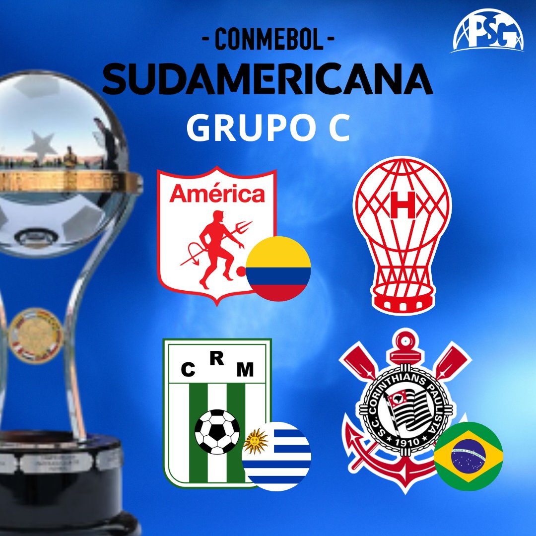 PSGlobo's tweet image. 🏆¡GRUPOS CONFIRMADOS! 

🎈#Huracán será parte del Grupo C de la Copa Conmebol Sudamericana, y se enfrentará a América de Cali, Racing de Uruguay y Corinthians. 

🔜El debut será en la semana de 3 de abril
