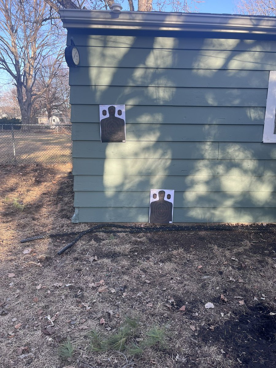 When you get asked to help coach softball again, you have shooting targets available  and you have full intentions of picking girls off during practice….you use what you have. 😏 #notInSoftballShape