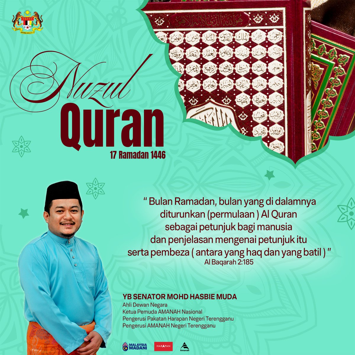 Tingkatkan kefahaman dan penghayatan kita memahami ayat ayat suci Al Quran

Salam Nuzul Quran