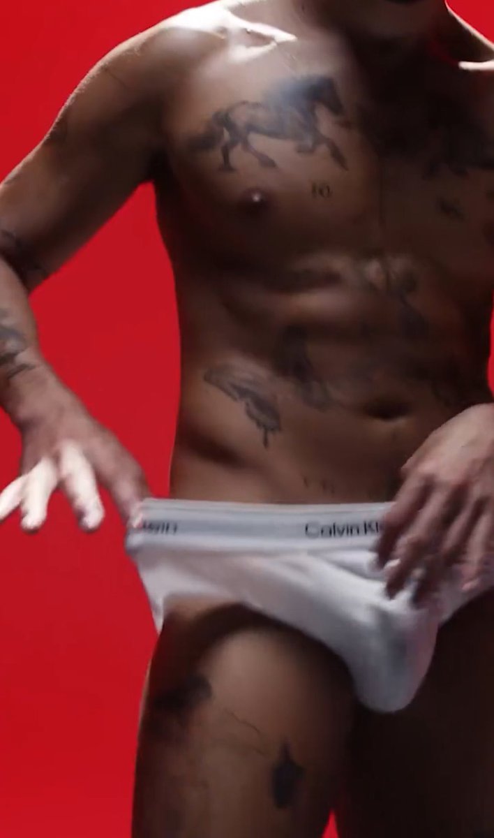 JockEmbarrassed's tweet photo. Bad Bunny wears tighty whities in his new CK campaign. https://t.co/wavIISykFu