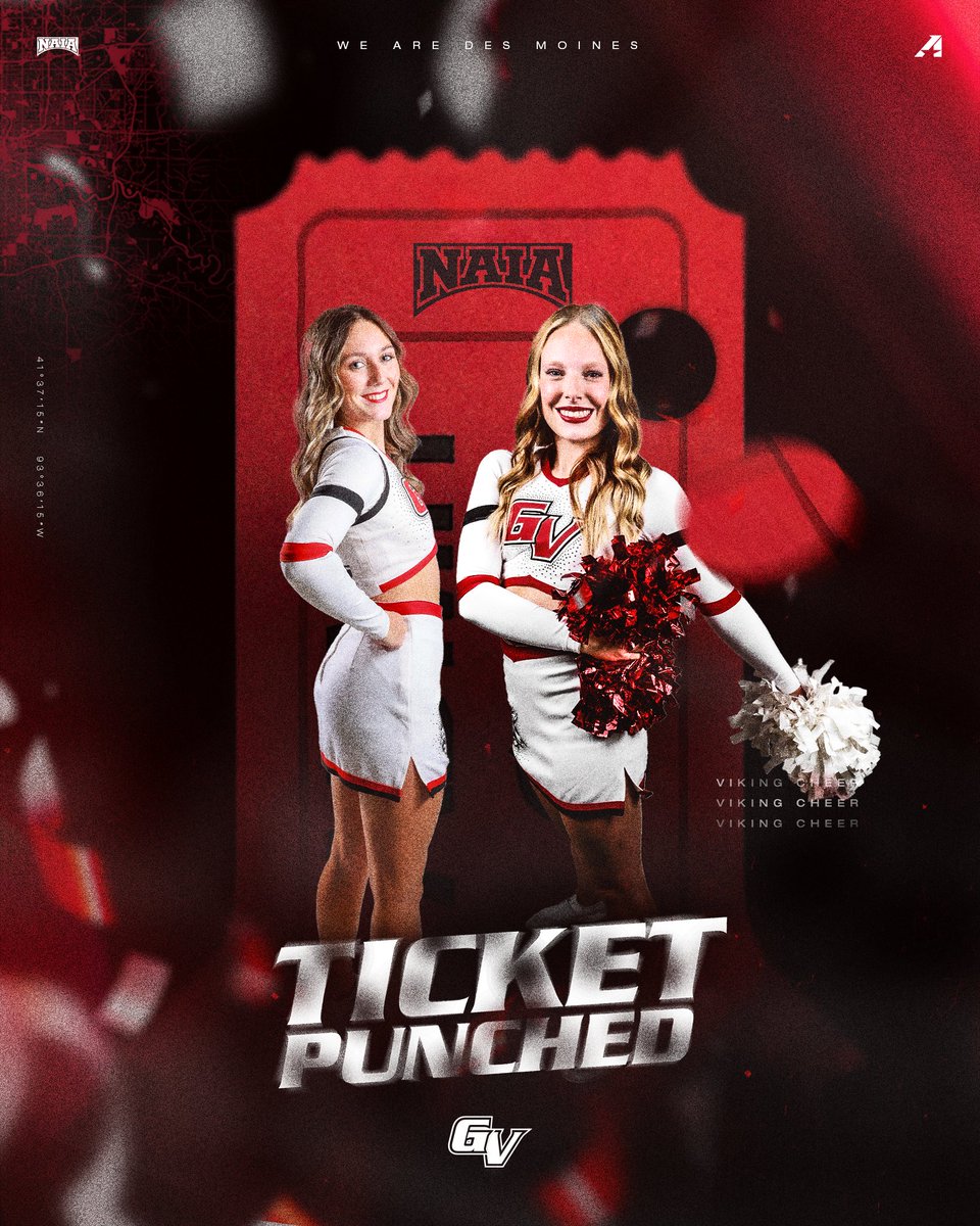 𝗬𝗣𝗦𝗜𝗟𝗔𝗡𝗧𝗜 𝗕𝗢𝗨𝗡𝗗‼️📣

Grand View Competitive Cheer is headed to Nationals for the second time in program history!

#WEAREDSM