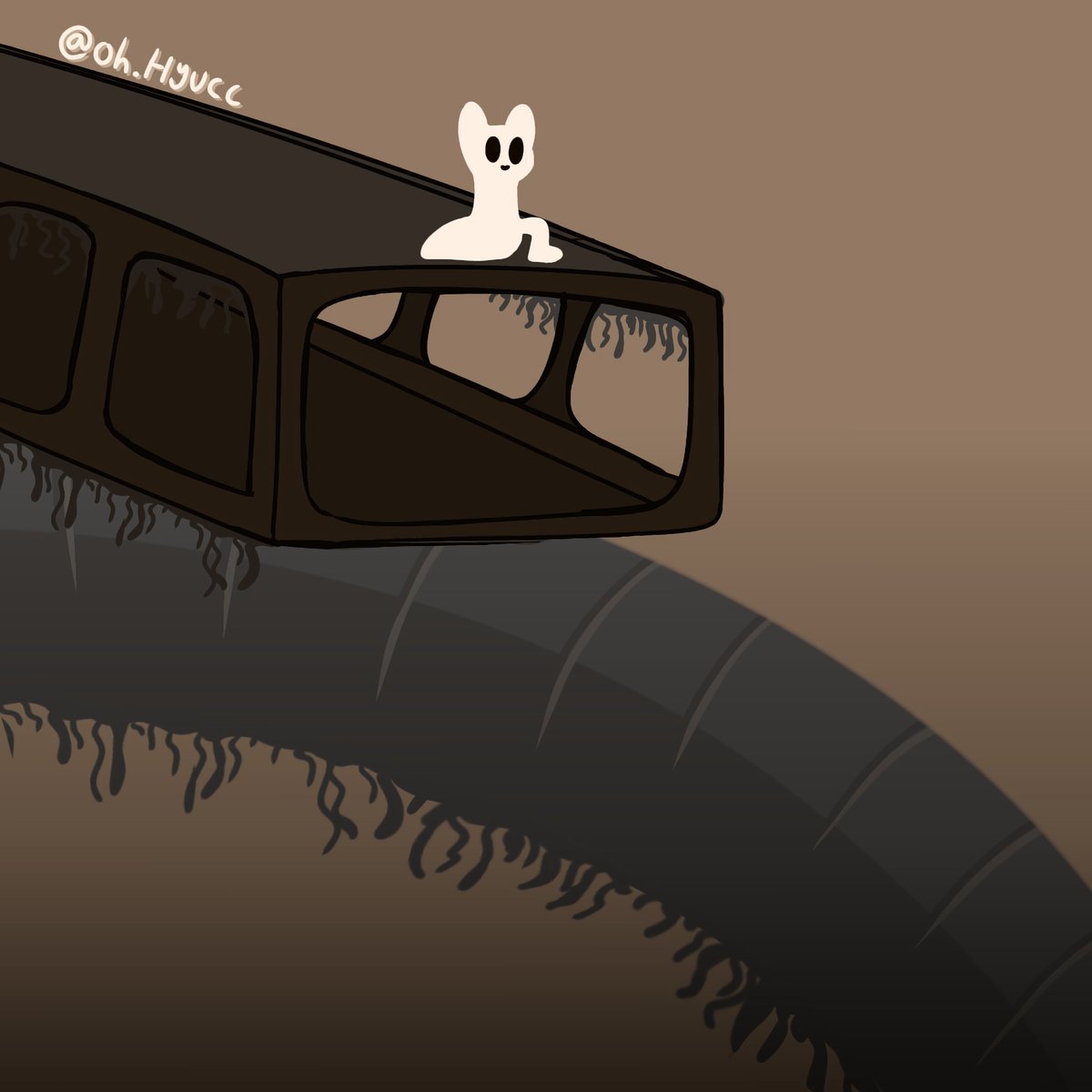 Oh_Hyucc's tweet photo. Rain World Art Month Day 16: The Precipice
#RainWorld #RainWorldArt #RainWorldFanart #RainWorldGame #OhHyucc #Art #Drawing #DigitalArt #Artist #Fanart #SlugCat #Scug #VideoCult #AdultSwimGames #RainWorldArtMonth #RWArtMonth #RWArtMonthDay16 #RainWorldPrecipice #PrecipiceRW https://t.co/9q2W5MjiXp