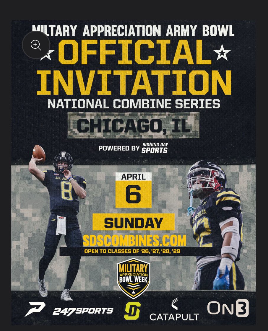 Myles Montgomery (@mmontgomery1047) on Twitter photo Thank you <a href="/USArmyBowl/">Military Appreciation Bowl Week</a> for the Camp invite! <a href="/FenwickFB/">Fenwick Football</a> Thank you <a href="/USArmyBowl/">Military Appreciation Bowl Week</a> for the Camp invite! <a href="/FenwickFB/">Fenwick Football</a>