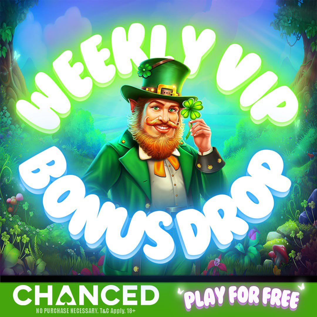 💰 Weekly VIP Bonus DROP 💰

💸 t.me/chancedvip

✅ Join our HIGH ROLLER TELEGRAM to get the link &amp; claim your WEEKLY BONUS if you are a Copper+ VIP player!

Good luck out there! 💯