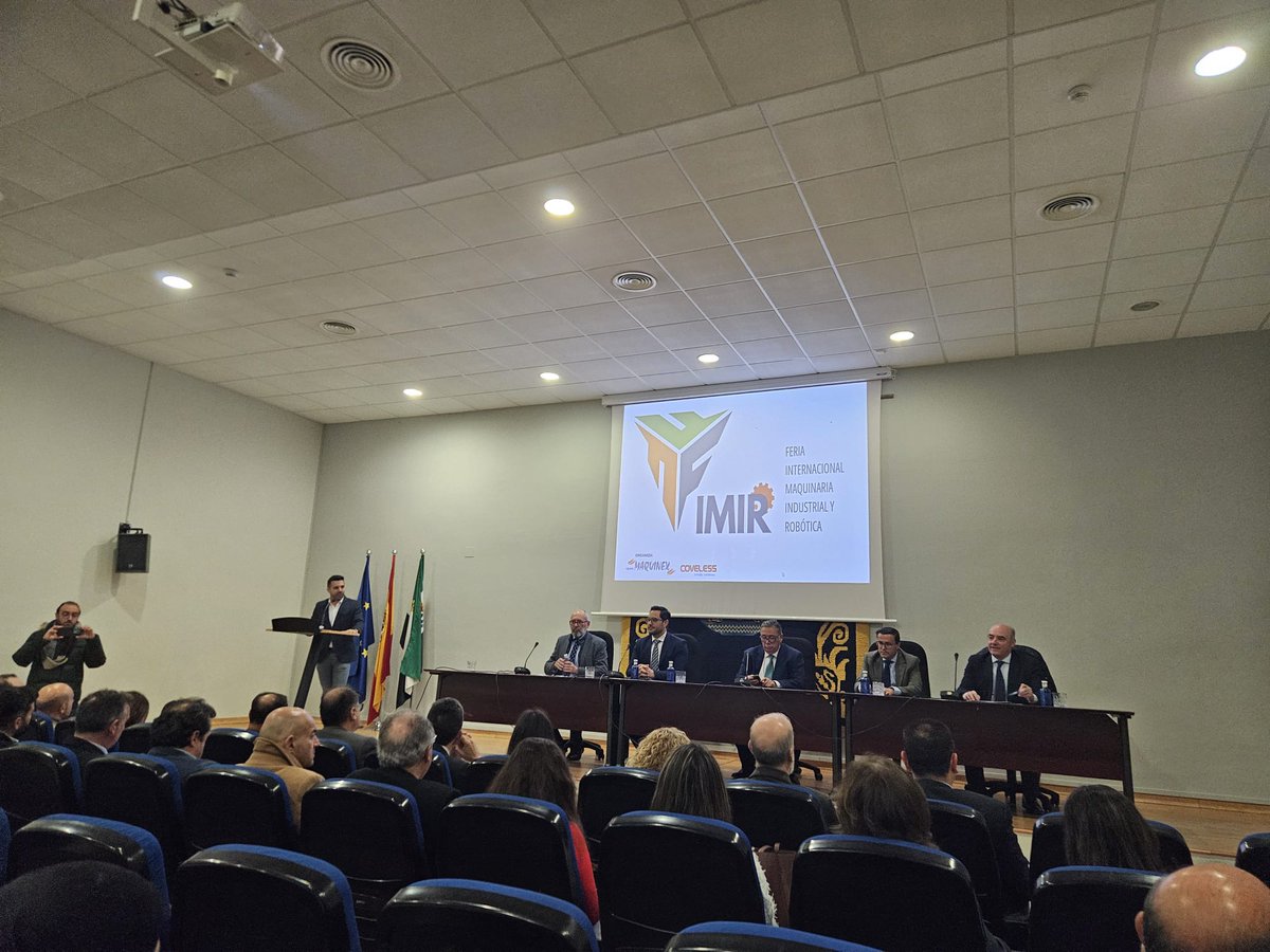 ASPREMETAL's tweet photo. #Aspremetal ha sido una de las entidades oficiales de #FIMIR, la Feria Internacional de la Maquinaria Industrial y Robótica celebrada en Almendralejo. https://t.co/ph2uzwv2Tl