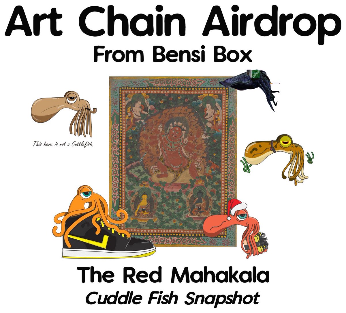 🔺🔥CUDDLE FISH FRIENDS!!! 🔥🔺

Another snapshot has been taken for the upcoming Art Chain Airdrop 📸

Today's snapshot captures all holders of Cuddle Fish from <a href="/CuddleFishNFT/">The Cuddle Fish Project</a> &amp; <a href="/JoshHughes___/">jhug</a> 

Cuddle Fish holders can check if they qualified below👇 

snapshots.bensibox.art