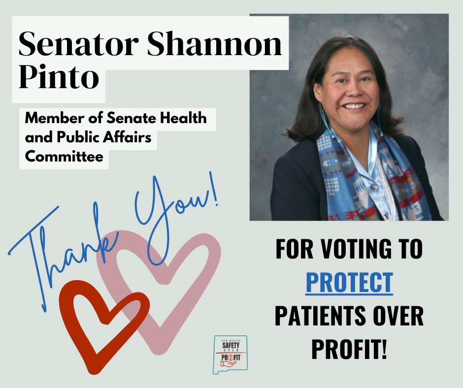 Thank you to the House Health &amp; Human Services Committee and the Senate Health &amp; Public Affairs Committee for standing with patients, not profits. Your vote ensures accountability in healthcare and protects the rights of harmed New Mexicans. #PatientsOverProfit #NMLeg