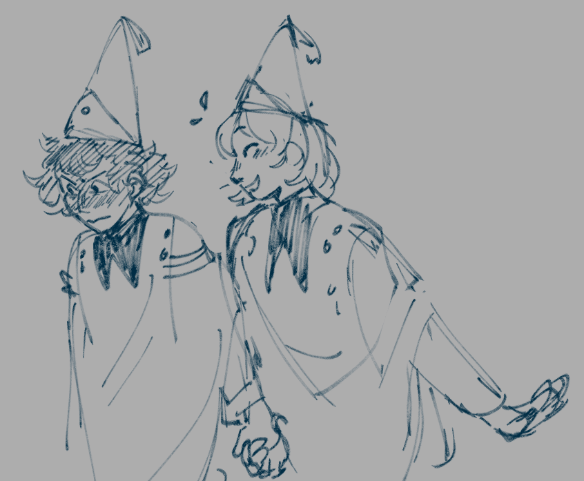 "Coco &amp;amp; Agott from witch hat atelier holding hands " -> the cuties ever sheppard.straw.page