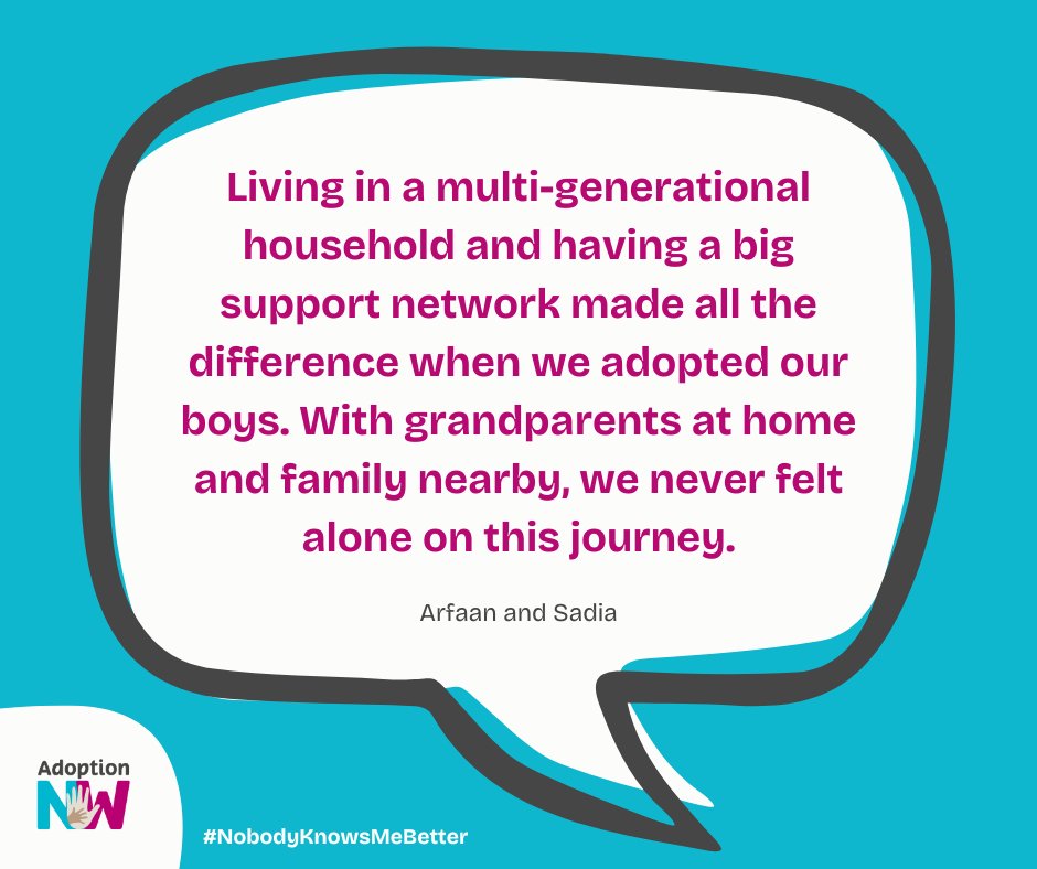 Adoption_Counts's tweet photo. Arfaan and Sadia were one of the families we spoke to who adopted siblings. They adopted 3 brothers - and have never looked back!
Read their full story here: https://t.co/Se1ocEc5kg
#nobodyknowsmebetter #AdoptionCounts https://t.co/8EgvdkFrMS