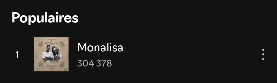 ChristianLvkers's tweet photo. MONALISA 🥵 FRANCHIT LE CAP DE 300K STREAMS SUR SPOTIFY 🔥
🥈 SUR LA PLAYLIST AFRO RAP
APPLE MUSIC
🥇🇨🇩
🥈🇧🇯
🥈🇨🇮
SHAZAM
🥇🇨🇮 DEPUIS LE 12 MARS
8è 🇸🇳
10è 🇨🇲
YOUTUBE CHARTS
🥈🇨🇮
9è 🇧🇫
S/o @suspect_95 ⚖️ x @HimraOfficiel ⚔️
#TrueBanger #Hitofyear #SuperCombo #Syndicat #Machette https://t.co/3vSDVZklYc