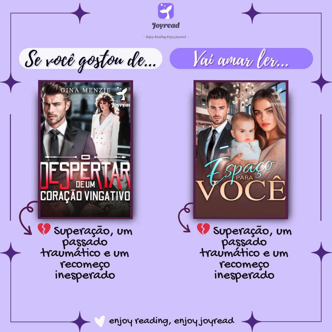 JoyReadPT's tweet photo. 💔 Duas histórias de dor, superação e novos começos. O passado pode ser cruel, mas será que há esperança para um final feliz? ✨🔥

#livros #fyp #leitura #joyread #joyreadstories #joyreadbr #joyreadmagic #joyreadportuguese #books #bookstagram #booklover #bookaholic #reader #eboo https://t.co/D9i8wMeADo