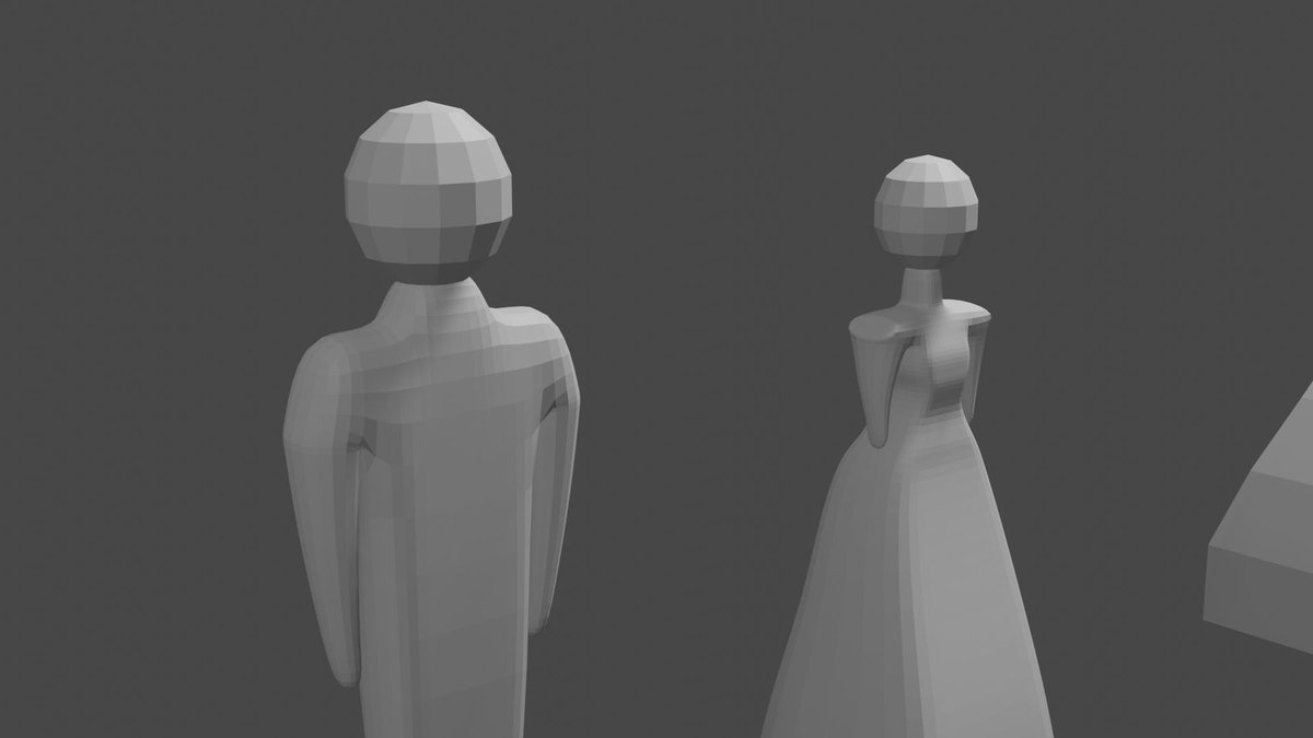 learnacurve's tweet photo. My progress in making the chess pieces for the game ‘Don’t Turn Back’. A horror first person game made by ScrnShot Interactive Studios based in Vancouver. 

Our main character walks her past and interacts with puzzles like these chess pieces.

#blender #3dmodeling #dontturnback https://t.co/qjSvV0qA4K