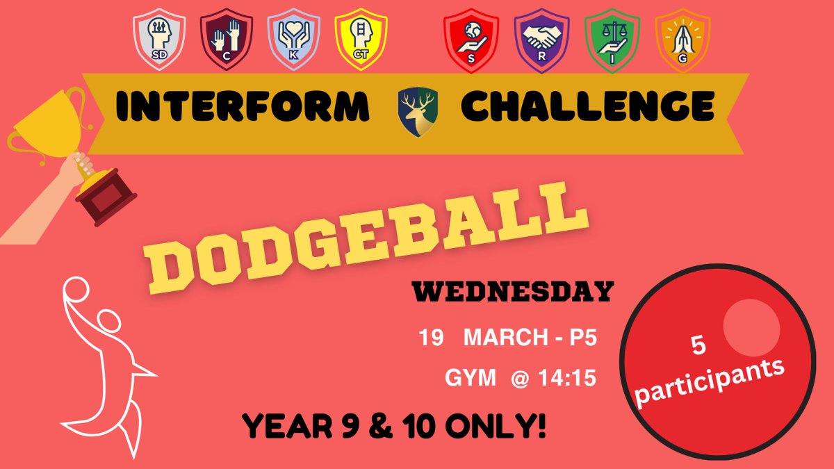 TRSSchool's tweet photo. Interform Challenge - Year 9 and 10 - Dodgeball
#interformchallenge #extracurricular #dodgeball #PotentialintoReality https://t.co/coxvshMzvr