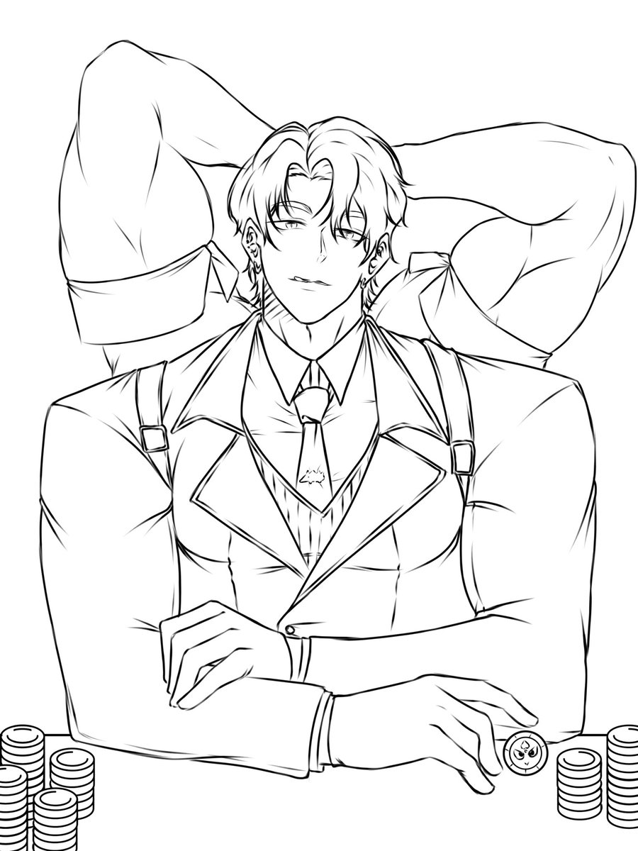 BtoMKY74's tweet photo. ก็อยากบอกว่าผมวาดเสื้อผ้าไม่เก่ง 🥲
#drawKAQJ https://t.co/7ZCmndOssf