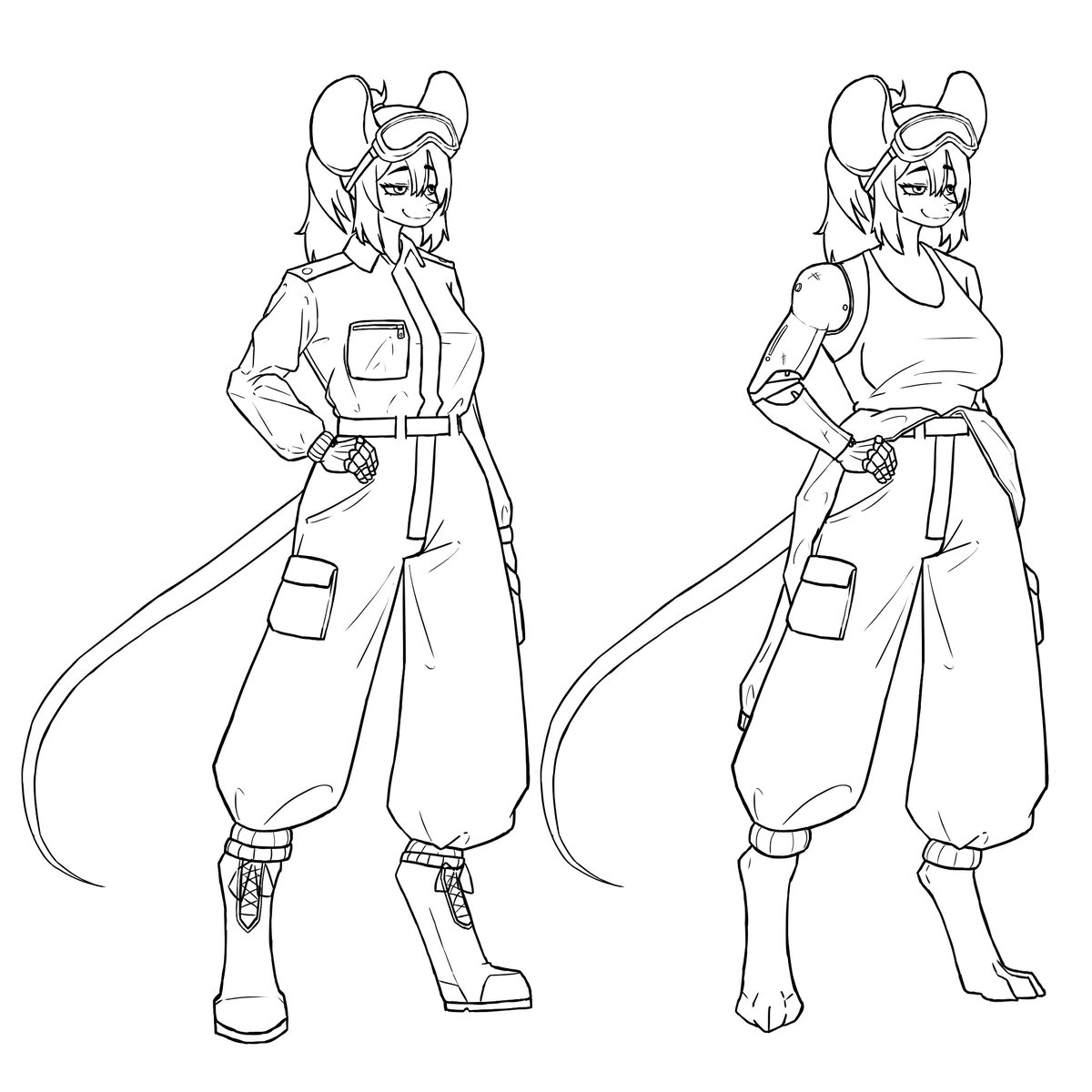 CulkovTimofej's tweet photo. been in a massive mood for mouse girls for some reason recently. https://t.co/rlJg1p7i1d