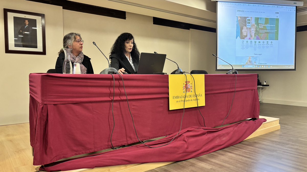 Muchas gracias a la Directora y a la Secretaria de la <a href="/UNEDSeuUrgell/">UNED La Seu d'Urgell</a>  por la charla informativa para el acceso a Universidades Españolas
