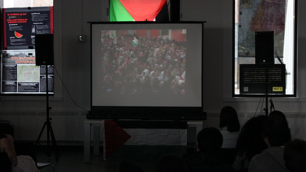 occupyuoft's tweet image. Last week, Israeli Apartheid Week at the University of Toronto, we held three public events for students and community members: a film screening, town hall, and discussion panel. Thanks to all of you who showed up, the week was an emphatic success.
