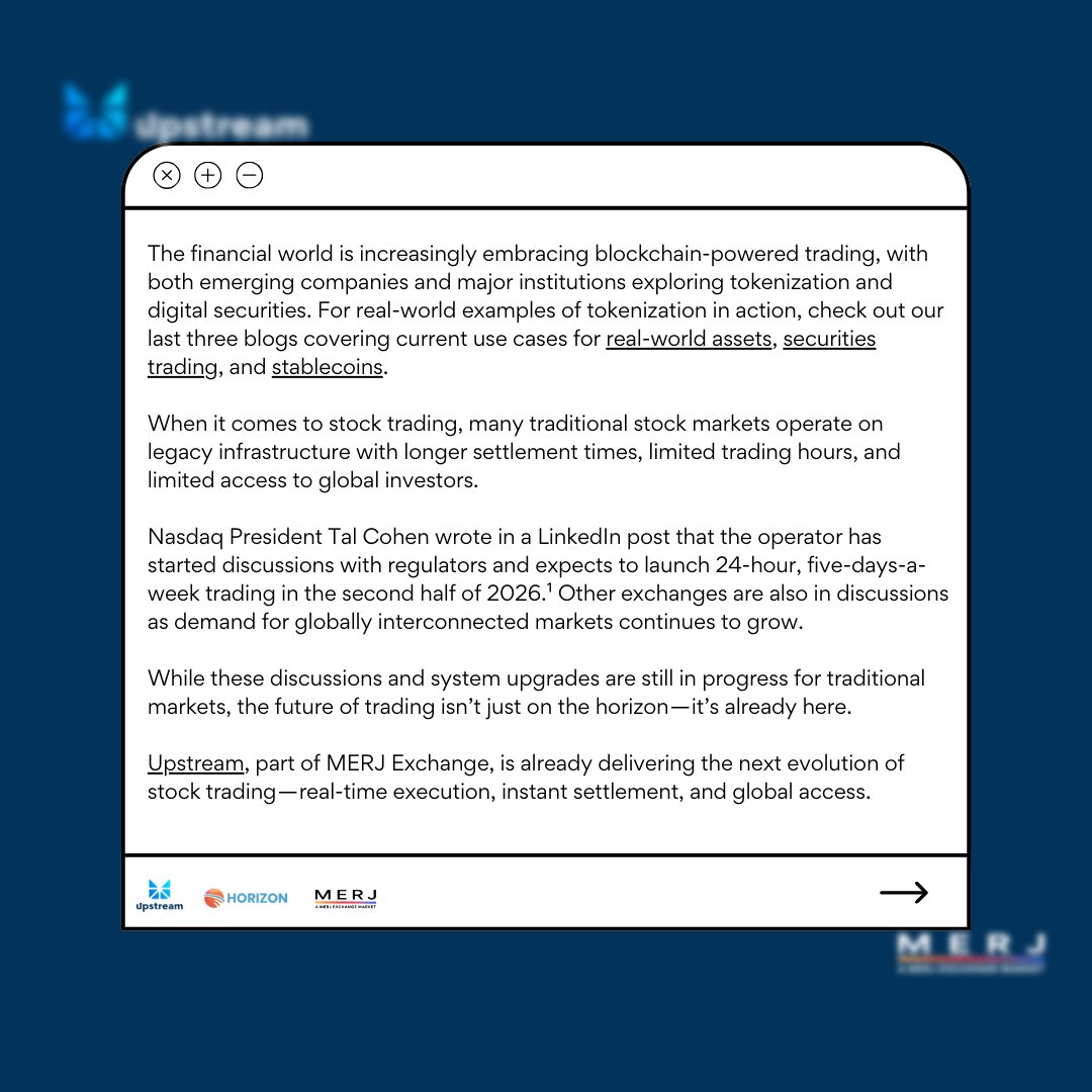 Upstream tweet media