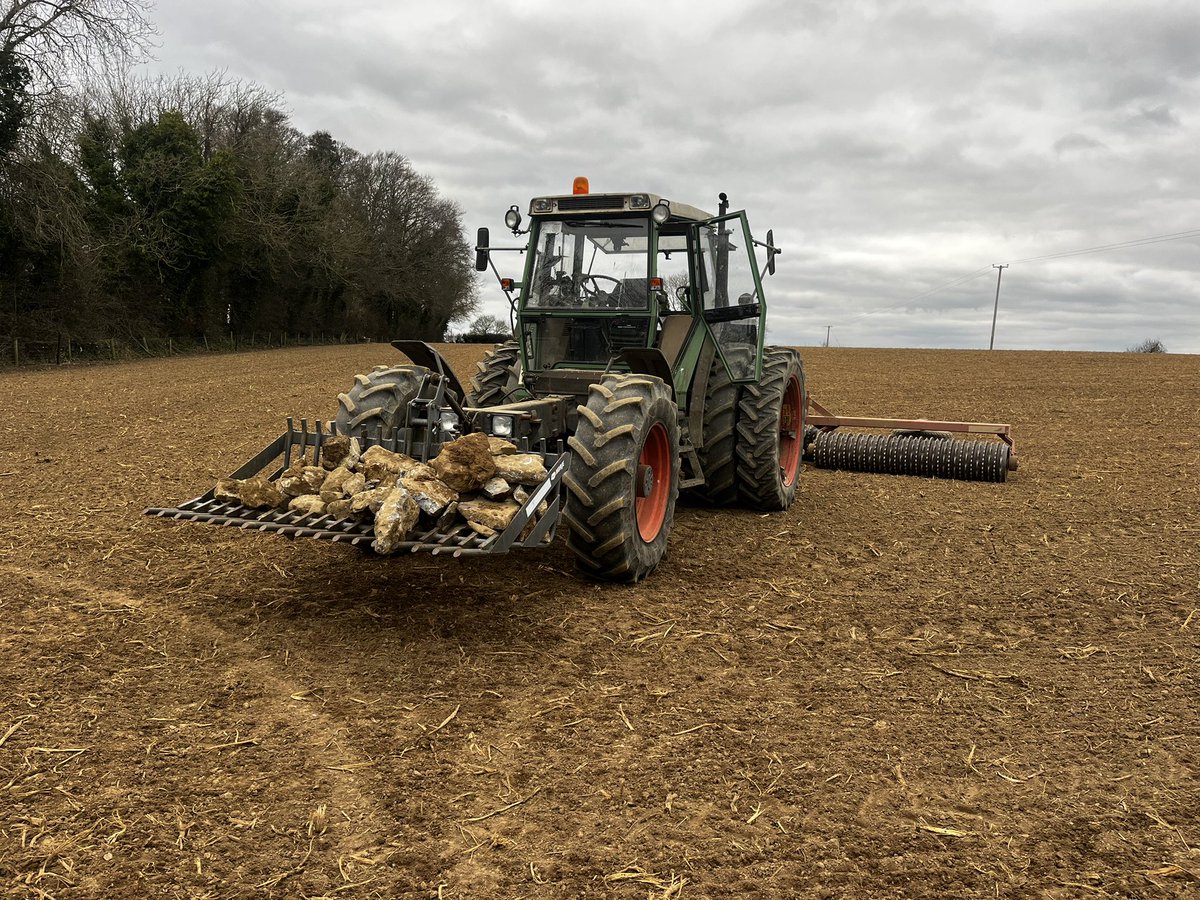 Great conditions for getting some Spring Wheat sown.