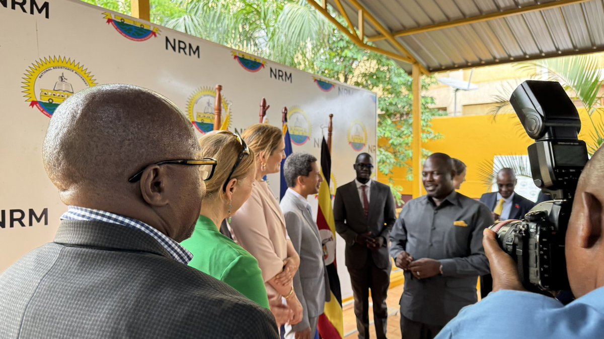 Today, I hosted the EU ambassadors to Uganda, led by H.E. <a href="/JanSadek/">Jan Sadek</a> , at the <a href="/NRMOnline/">NRM Party</a> Secretariat. We had fruitful discussions on good governance, accountable leadership, and the fight against corruption. I also assured them of the government’s commitment to justice for victims