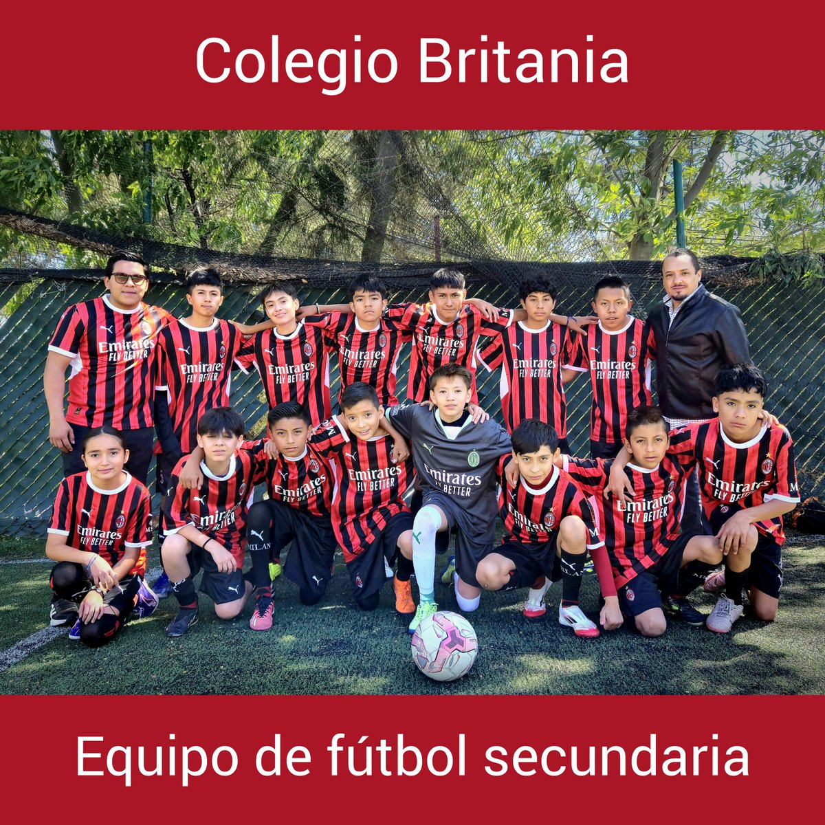Nuestro #equipo de nivel #secundaria estrenando uniforme. <a href="/ColegioBritania/">Colegio Britania</a> sistema educativo de vanguardia. ¡A #ganar!