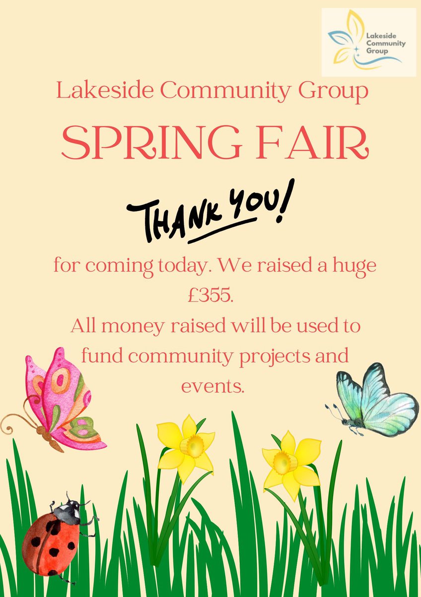 A huge thank you to everyone who supported us today.