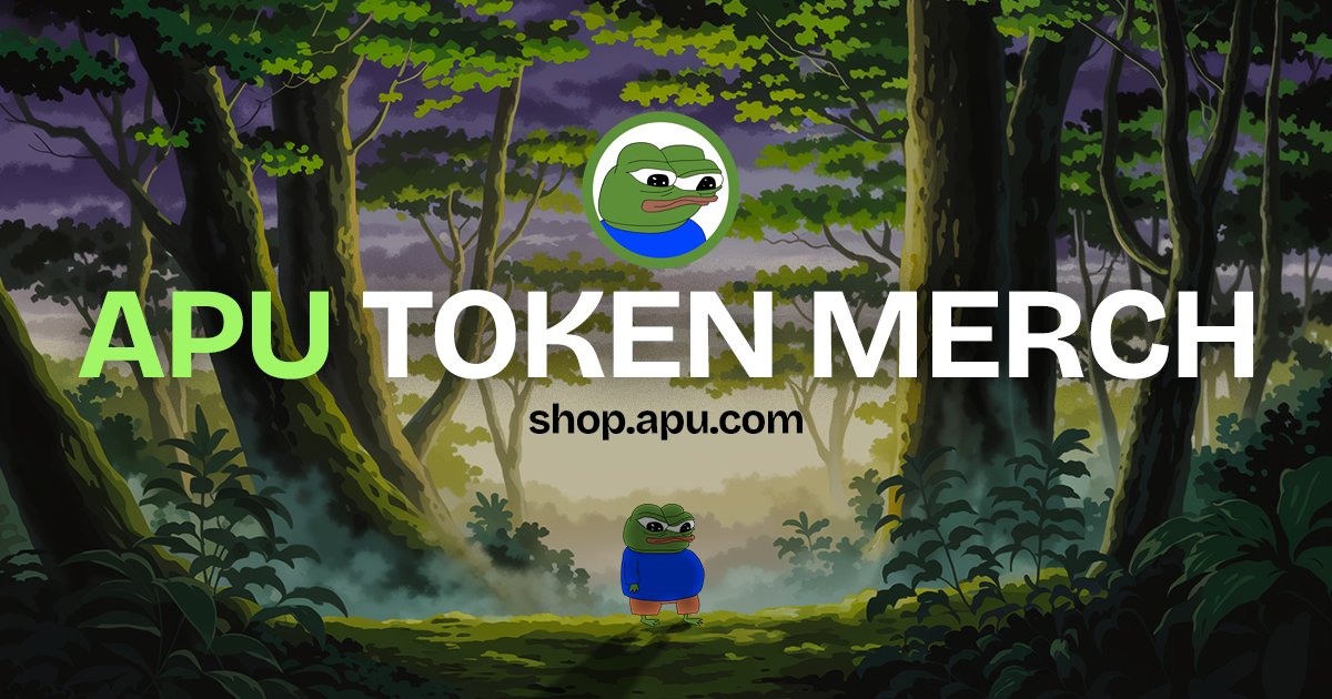 APU MERCH IS NOW LIVE! 🎉

Get ready to rep your favorite frog in style! Our official Apu Merch store is here with exclusive designs, high-quality gear, and limited-edition drops. Show your support, grab your favorites, and join the $Apu community in rocking these fresh new