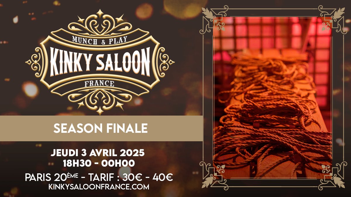 Après une petite pause bien méritée, on vous donne rendez-vous pour notre soirée "Final Season" le 3 avril 2025 - oui, c'est notre dernier événement avant la rentrée de septembre/octobre 2025. Mais pas de panique, ce n'est qu'un au revoir !