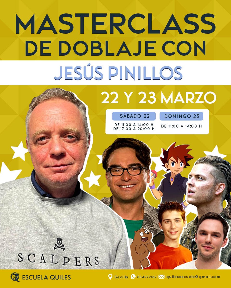 Escuela Quiles: Doblaje & Locución en Sevilla tweet media