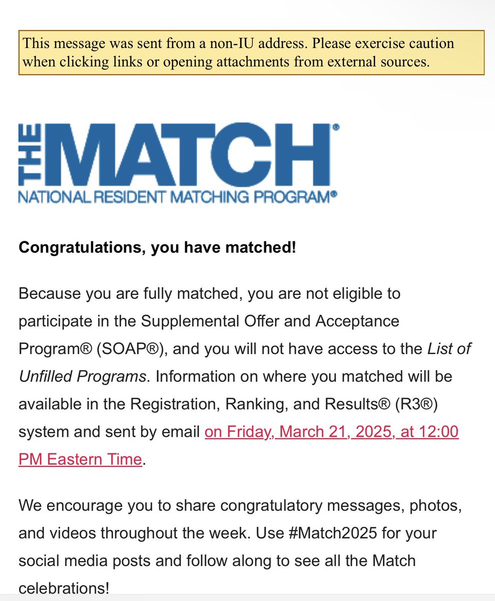 It’s official 😭 I can’t believe I’m going to be a surgeon!!!!! #match2025