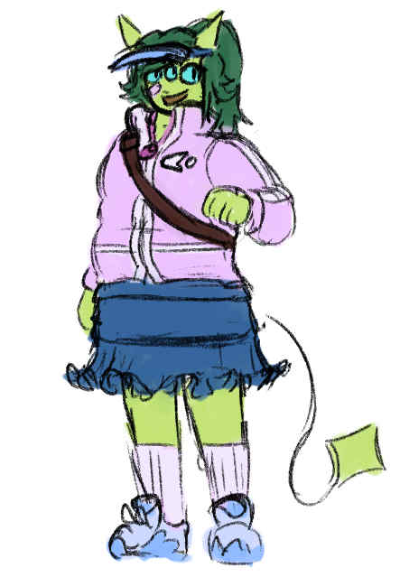 uhhh new demon school fella! ruzilya! volznya's long-time friend, does the sports