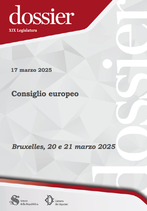 Consiglio europeo - Bruxelles, 20 e 21 marzo 2025 senato.it/service/PDF/PD…