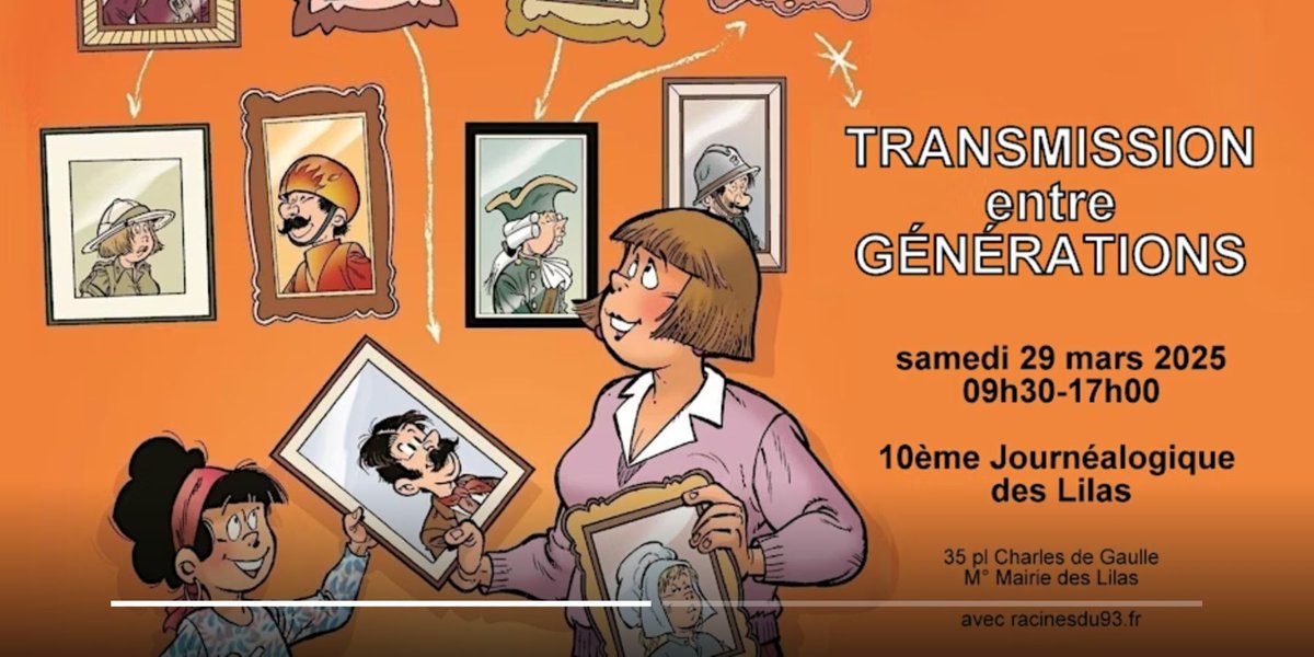 gwolf's tweet image. Conférence « Des gènes en héritage, l’ADN partagé » lors de la 10ème Journéalogique des Lilas le samedi 29 mars  

#genealogie #genealogistefamilialprofessionnel #genealogiegenetique #ProADN

greg-wolf.com/conference-gen…