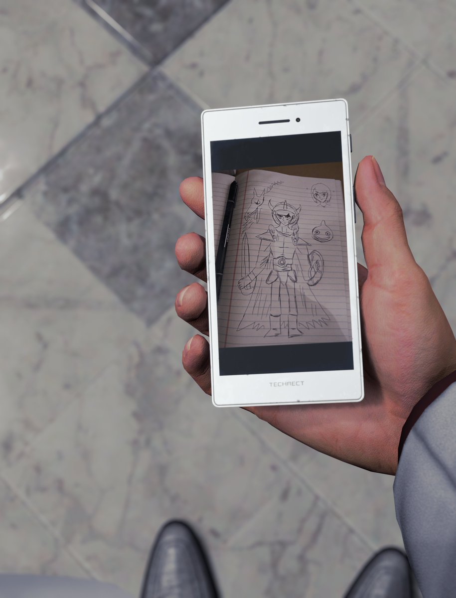 今日、友人が写真を描いてくれた。✏️
私はかわいいと思った 🙂

Today, my friend drew a photo. ✏️
I thought it was cute 🙂