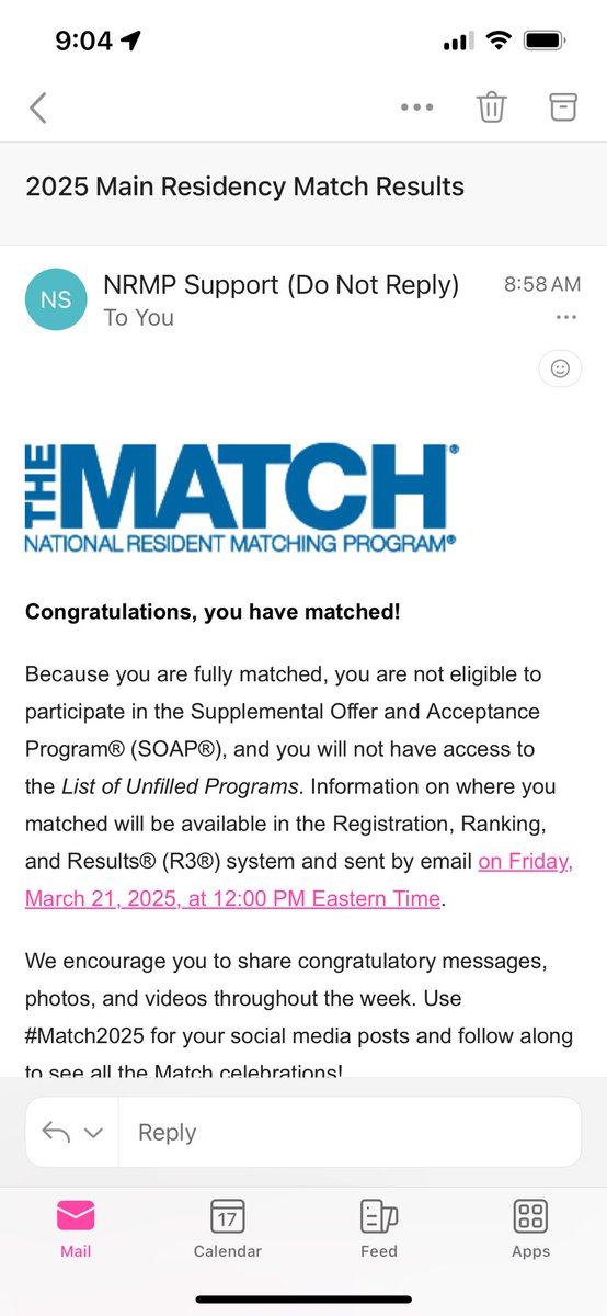 Hello??? Is this thing on??🎤 I MATCHED!!! 🙌🏾😭#match2025