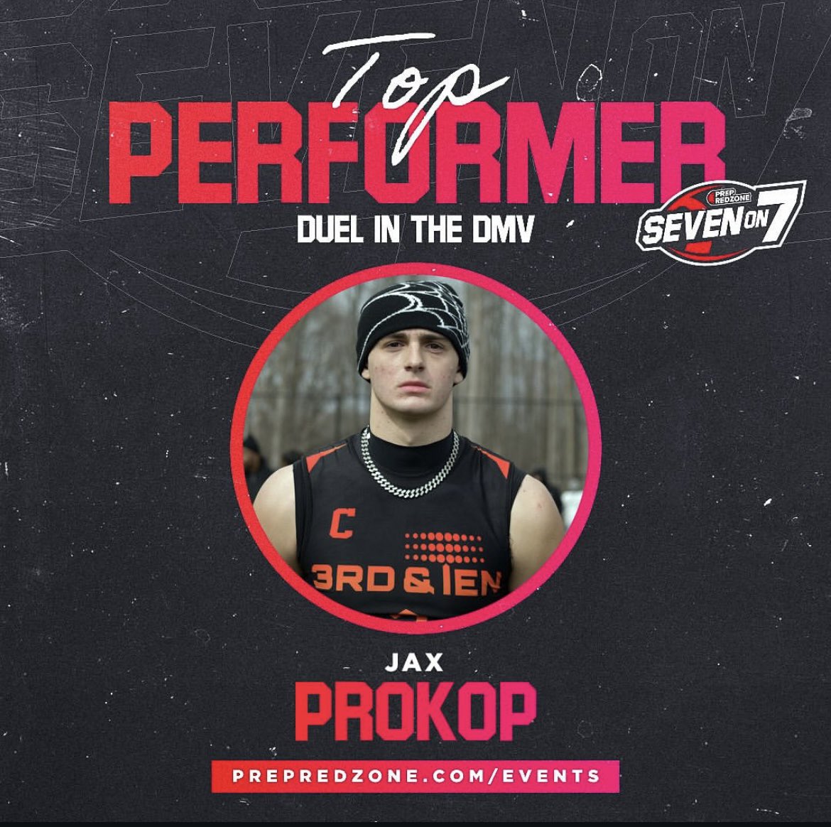 Jax prokop (@jaxprokop2027) on Twitter photo Grateful to be named a top performer by <a href="/PrepRedzone/">Prep Redzone 🏈</a> at the duel in the dmv tournament this past weekend
<a href="/3rdandten_/">3RD & TEN</a> @PRZPAvic @PRZCaleb <a href="/jared_valluzzi/">Jared Valluzzi</a> <a href="/StAnthonysFB/">Friar Football</a> <a href="/WillPlatt11/">Coach Will Platt</a> <a href="/LIEliteFootball/">LI Elite Football</a> <a href="/LIBLITZ/">LI BLITZ</a> <a href="/LIBasketball23/">LI Sports Fanatic 🏈🏀⚾️</a> <a href="/WRCoachVannucci/">Mike Vannucci</a> Grateful to be named a top performer by <a href="/PrepRedzone/">Prep Redzone 🏈</a> at the duel in the dmv tournament this past weekend
<a href="/3rdandten_/">3RD & TEN</a> @PRZPAvic @PRZCaleb <a href="/jared_valluzzi/">Jared Valluzzi</a> <a href="/StAnthonysFB/">Friar Football</a> <a href="/WillPlatt11/">Coach Will Platt</a> <a href="/LIEliteFootball/">LI Elite Football</a> <a href="/LIBLITZ/">LI BLITZ</a> <a href="/LIBasketball23/">LI Sports Fanatic 🏈🏀⚾️</a> <a href="/WRCoachVannucci/">Mike Vannucci</a>