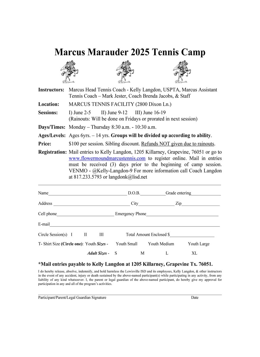 Marcus_HS's tweet photo. Marcus High School summer camps are here!  To find out more information about all camps, see below
https://t.co/SIwZZWwB0g https://t.co/E4v8oHfQ4U